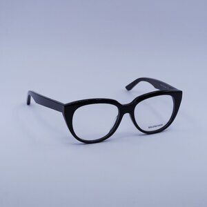 Balenciaga BB0131O 001 Eyeglasses Black 53mm Cat Eye Frame